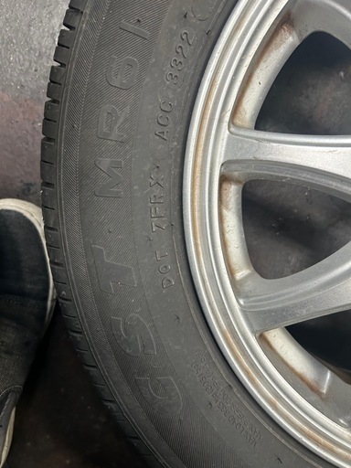 13インチ　タイヤホイールセット　軽自動車　バリ溝　夏タイヤ