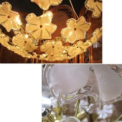 天井照明 ブーケ 5灯シーリングライト キシマ Bouquet 花形 紐引き 札幌市北区屯田の画像