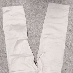 レディースパンツ　ホワイト　白　Lの画像