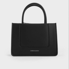 Charles & Keith Daylla ミニデイラー トートバッグ(ブラック)の画像