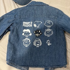 SLAP SLIP スヌーピーデニムシャツ&キャップの画像