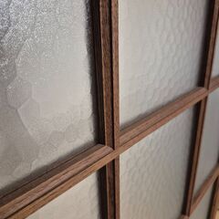 昔ながらの引き戸　ガラスが可愛い　2枚1セットの画像