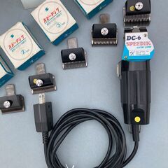 SPEEDIK　スピーディック　DC-6　電動 バリカン　替刃５個付きの画像