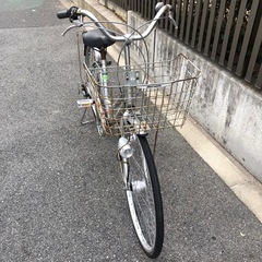 MARUISHI VELNAMO 26インチシティサイクル（ママチャリ）の画像