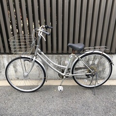 MARUISHI VELNAMO 26インチシティサイクル（ママチャリ）の画像