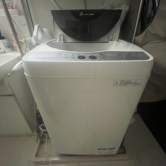 SHARPの洗濯機　の画像