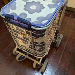 シルバーカート/ショッピングカート/ワイヤーカートの画像