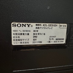 液晶テレビの画像