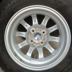 【極上品】145/80R13 WM02＋アルミホイールセット 1シーズン使用の画像