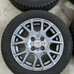 スタッドレス4本　アルミ　14インチ　155/65R14の画像