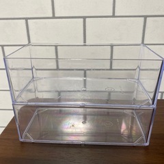 💛透明ボックス2個の画像