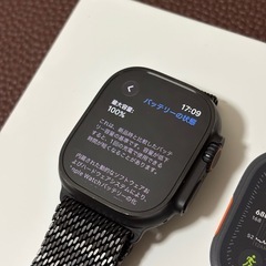 Apple Watch Ultra 2 ミラネーゼ 純正バンド多数の画像