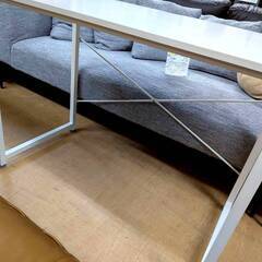 ニトリ デスク ザッキー95 ホワイト 机の画像