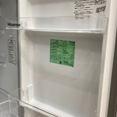【6ヶ月間の動作保証付き】Hisense 2ドア冷蔵庫のご紹介です！の画像