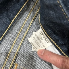新品未使用 moussyデニムの画像