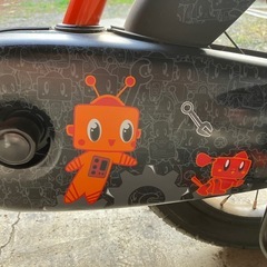 お引取り決まりました/子ども
用自転車　補助輪付の画像
