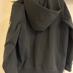 THE NORTH FACE（ノースフェイス）キッズ スクエアロゴ フルジップパーカー サイズ120/ブラック
の画像