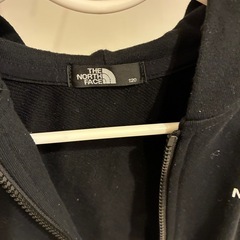 THE NORTH FACE（ノースフェイス）キッズ スクエアロゴ フルジップパーカー サイズ120/ブラック
の画像