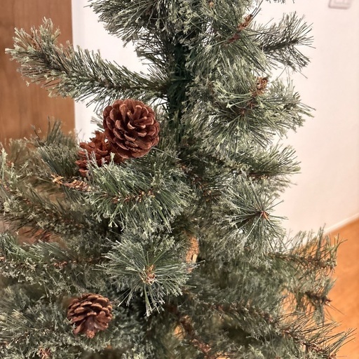 北欧風クリスマスツリー150cm 松ぼっくり付き (さゆ) 和泉中央の年中