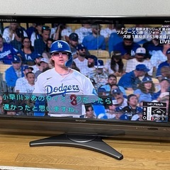 液晶テレビ40インチAQUOSの画像