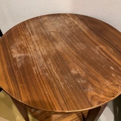 【無料】ニトリ カフェテーブル ブラウンの画像