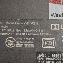 Lenovo Yoga Book YB1-X91L Win LTE動作品無料の画像