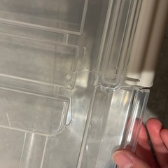 【商談中】ニトリ　コロ付き衣装ケースの画像