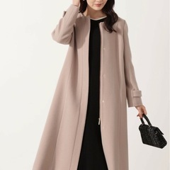 ★新品★ファー付ロングコートの画像