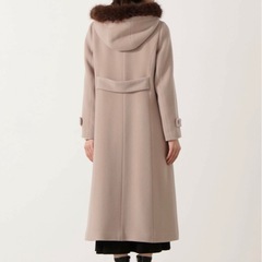 ★新品★ファー付ロングコートの画像