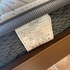 【ダブルベッドセット】ゴクミン購入／フレーム＋マットレスの画像