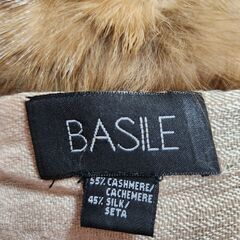 BASILE(バジーレ) カシミヤ＆シルク＆ミンク。最高級品で織り上げた大判ストール、いかがでしょうか？の画像