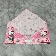 未使用！キティちゃん三角巾の画像