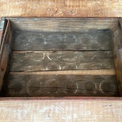 B③  ビンテージ　ロイヤルクラウン　コーラ　Cola 木箱　ケース　小物整理　ボックス　箱　昭和レトロ　プランター　什器　シャビー　アメリカン　小物入れ　ガーデンの画像