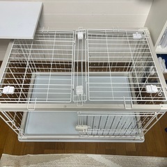 【0円】犬ケージ 犬サークル幅約98cm x 高さ54cm x 奥行54cmの画像