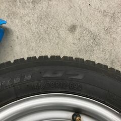 145/70r12　4本　スタッドレス　鉄チンの画像