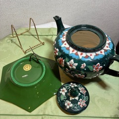 🌹🇹🇷トルコ土産　ポット　プレートセット🌹の画像