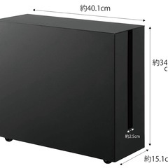 山崎実業 ケーブル 収納 モデム 
ルーターの画像