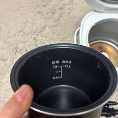 12月末まで限定品　スモーキーカラー炊飯器　付属品ありの画像