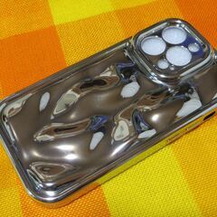 ☆★メタル調iPhone13Pro用スマホカバー未使用品★☆の画像