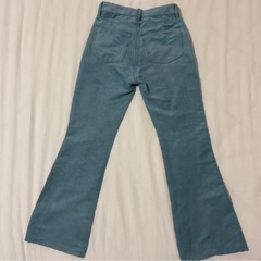 Xgirl ベロアズボン　ブーツカットの画像