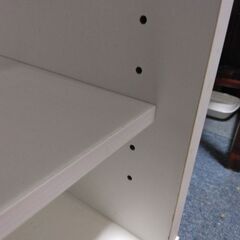 テレビ台　ローテーブル　キャスター　稼働棚　ホワイト　白の画像