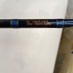 バス釣り竿　スペシャリスト　Ｂ60ＭＨ 10～20LB.Line 3／16～3／4oz LURE XLT400 graphite　釣り竿　バスロッド の画像