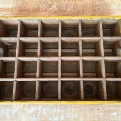 B④  コカコーラ　木箱　ケース　Cola レトロ　昭和　アンティーク　コレクション　アメリカン　瓶　ガラス　箱の画像