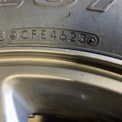④スズキ純正　JB64ジムニー純正アルミ BS 175/80R16 1本 ほぼ新品 スペア応急背面用の画像
