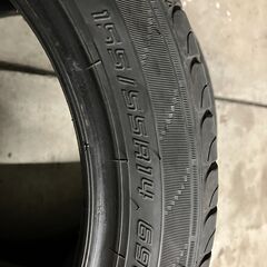 155/55r14　2本　タイヤのみ　2023年製　バリ山　ダンロップの画像