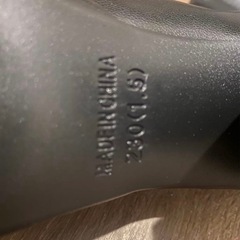 ロングブーツ　ヒールブーツ　23.0 試し履きのみ　裏起毛の画像