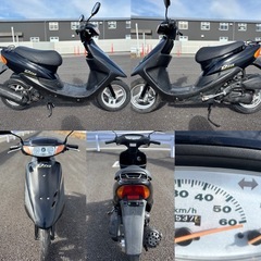 ⭐️AF34ディオ❗️快速2スト⭐️バッテリー・シート・タイヤ・プラグ・エアクリなど新品交換⭐️50cc原付スクーター⭐️の画像