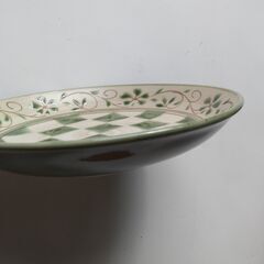 織部市松　皿２枚の画像