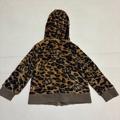 BABY DOLL ヒョウ柄パーカー 100の画像