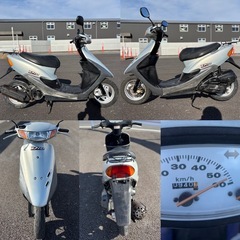 ⭐️AF35ディオ.快速2スト.フロントディスクブレーキモデル❗️バッテリー・タイヤ・プラグ・エアクリなど新品交換⭐️50cc原付スクーター⭐️の画像